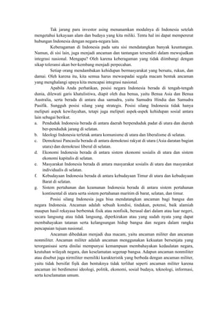 Keberagaman Bangsa Indonesia dengan berbagai Fenomena Keberagamnnya | DOCX