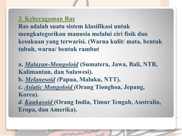 Keberagaman suku, agama, ras, dan antargolongan dalam bhineka tunggal ...