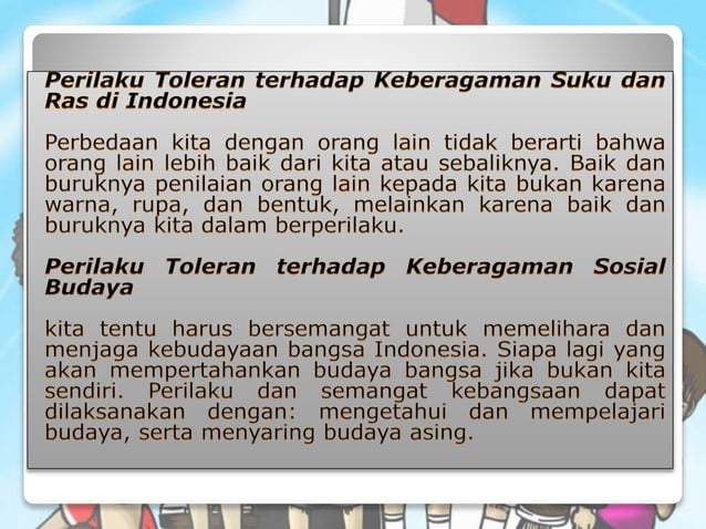 Keberagaman suku, agama, ras, dan antargolongan dalam bhineka tunggal ...
