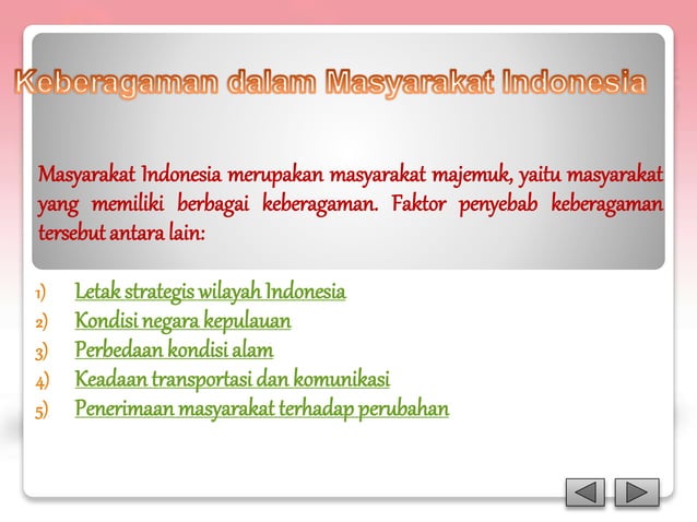 Keberagaman suku, agama, ras, dan antargolongan dalam bhineka tunggal ...