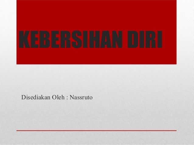 Kebersihan diri