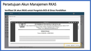 Kebijakan aplikasi rkas | PPTX