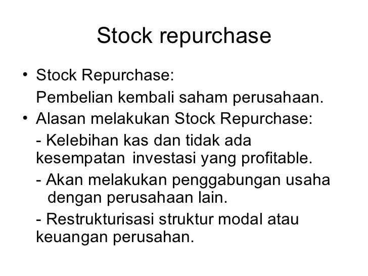 Opsi saham setelah stock split