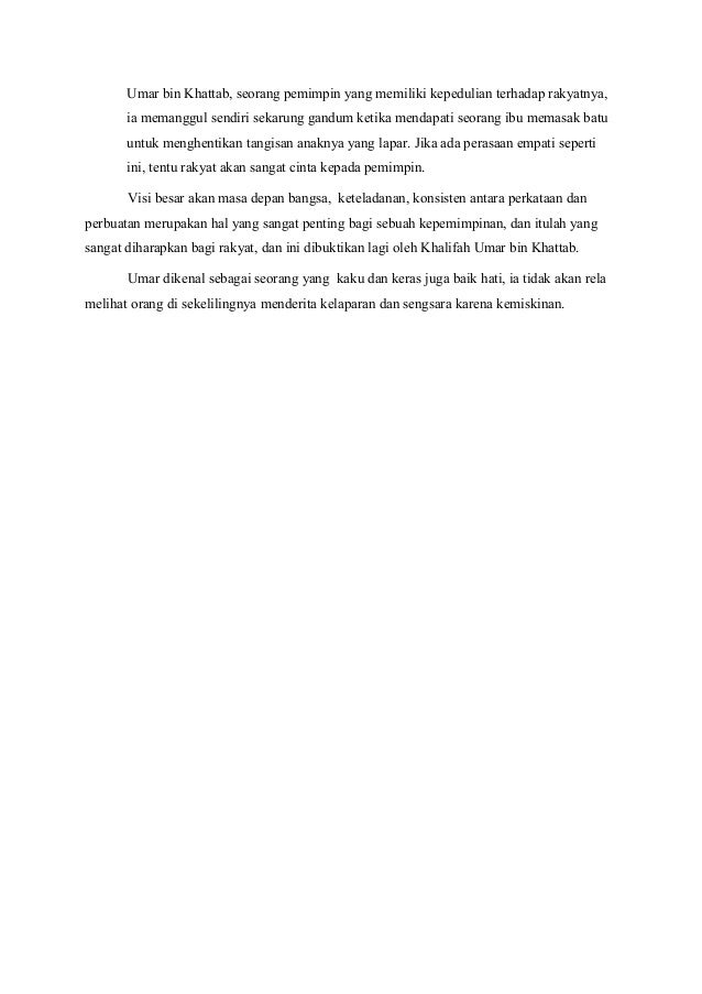 Kebijakan Ekonomi Umar Kebijakan Ekonomi Umar