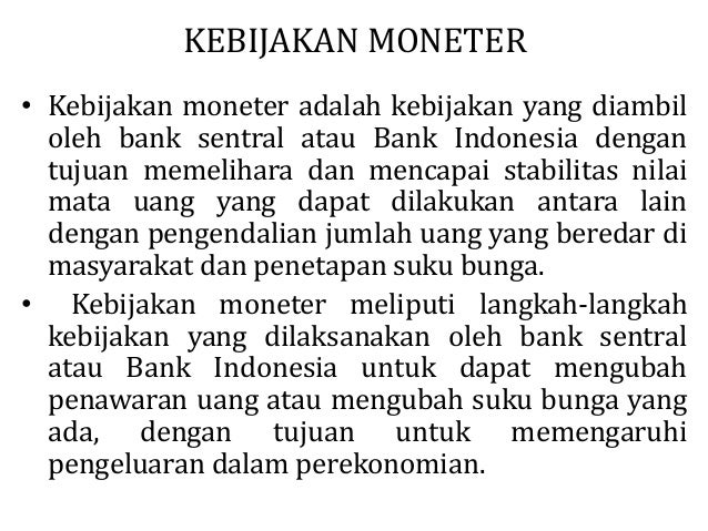 Kebijakan Fiskal Moneter Dan Investasi