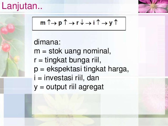 Kebijakan moneter Kebijakan moneter