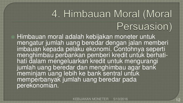 Kebijakan moneter