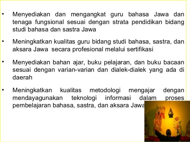 Kebijakan Penerapan Kurikulum 13 Bahasa Jawa