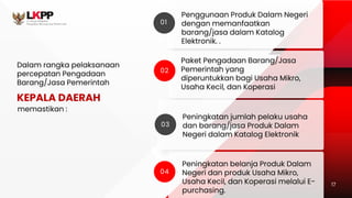 dokumen kebijakan pengadaan barang dan jasa | PDF