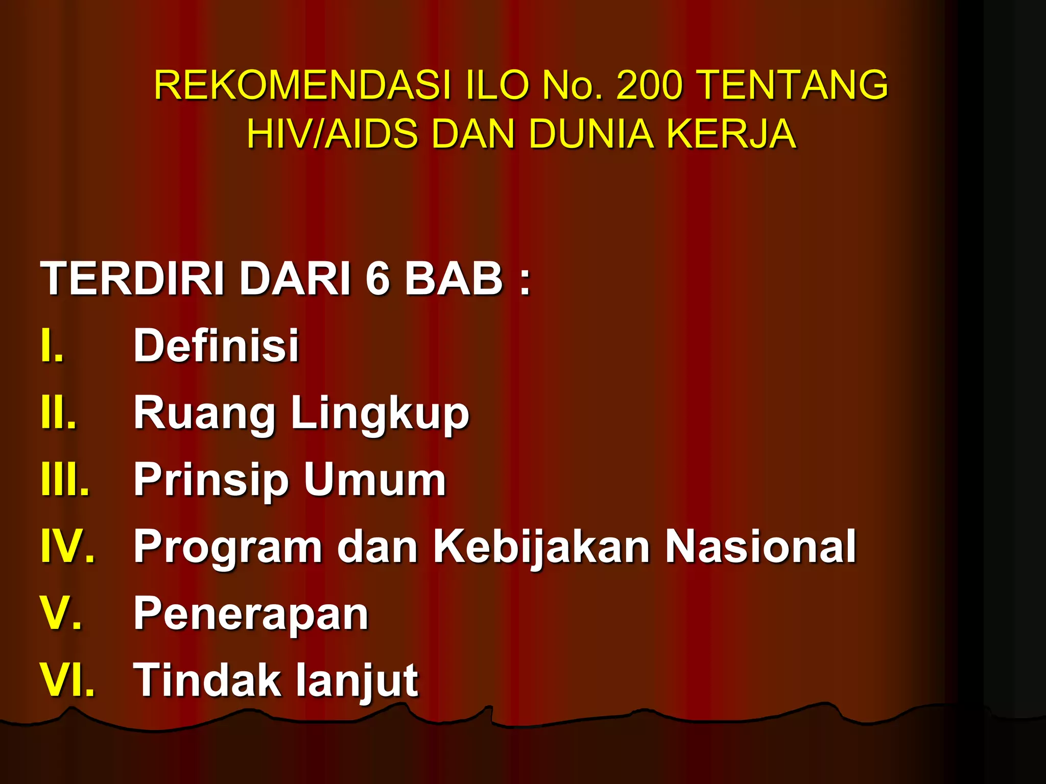 Kebijakan program hiv | PPTX