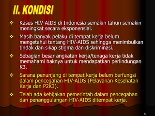 Kebijakan program hiv | PPTX