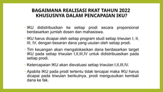 Kebijakan RKAT 2022_Rapim Fakultas.pptxm | PPTX
