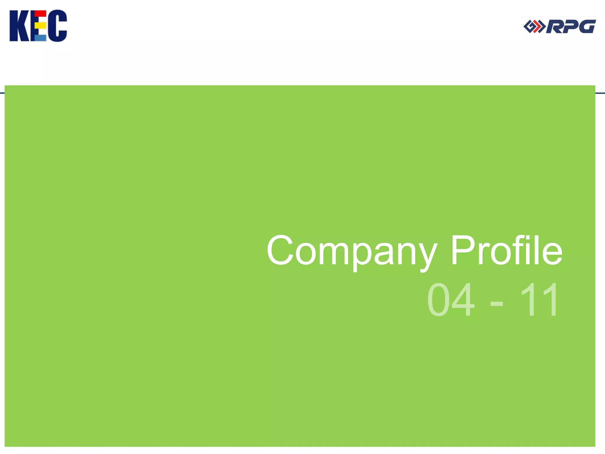 Company Profile
 