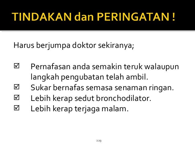 Ubat Asma Sedut - Gol Rumah