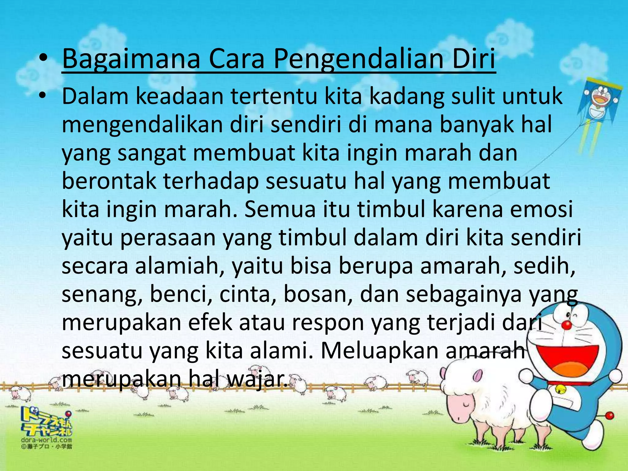 Kecerdasan Emosi dan Pengendalian Diri | PPTX