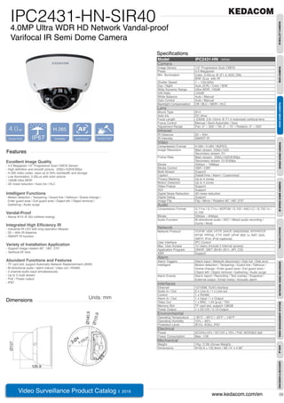 Kedacom - video surveillance product catalog 2016 6.2 bf