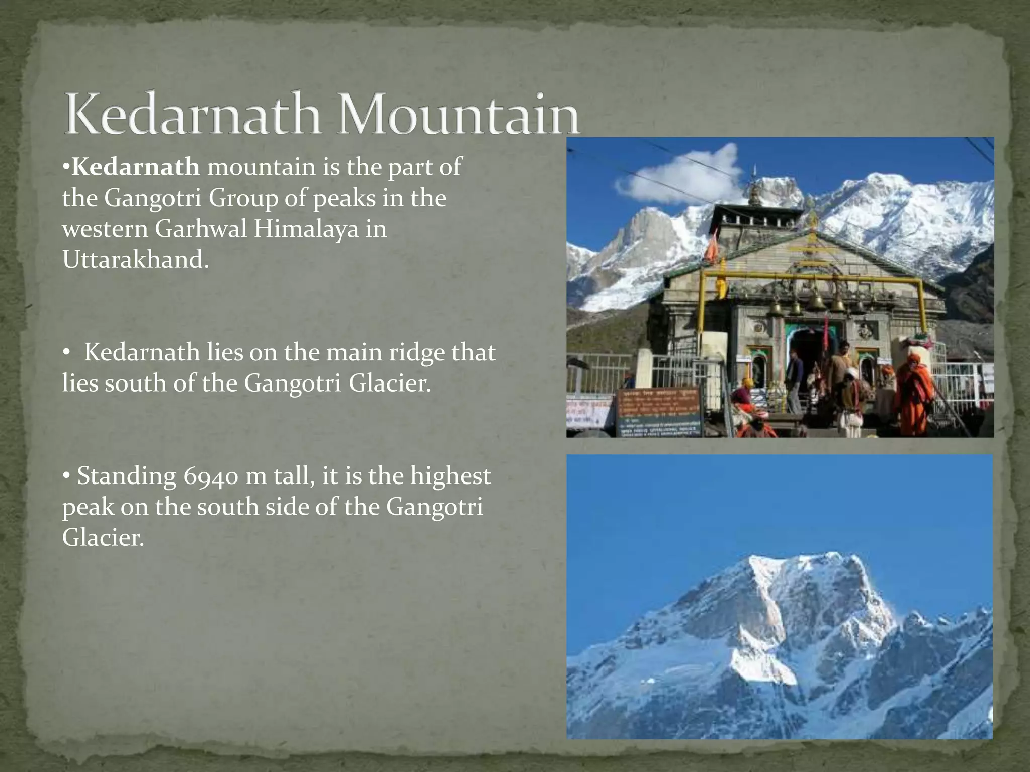 Kedarnath cloudburst PPT
