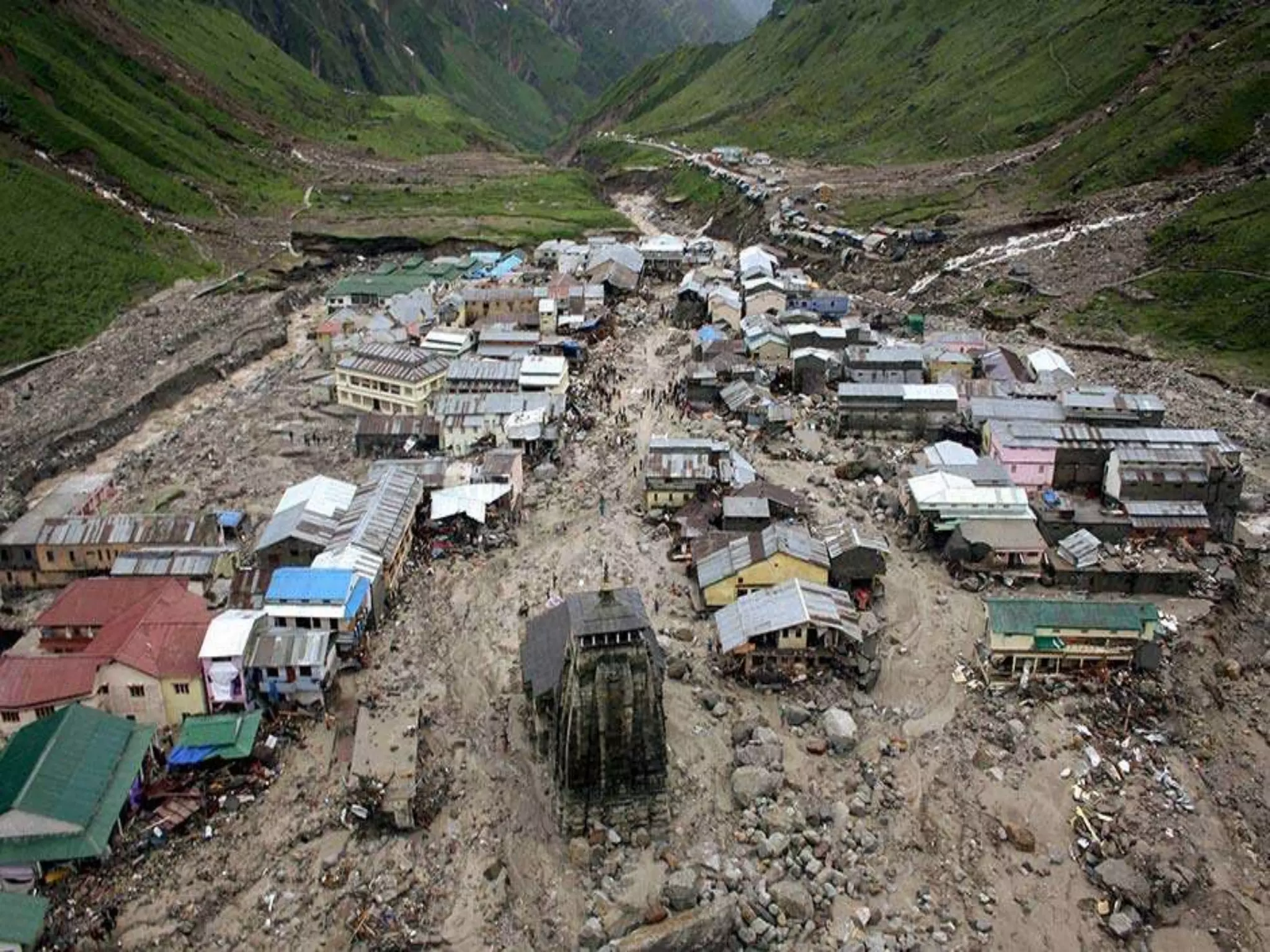 Kedarnath Temple Floods Images 2013 Before And After PPTX