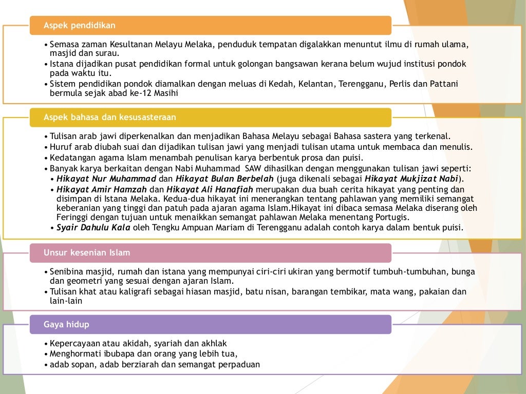 bukti kedatangan islam ke tanah melayu