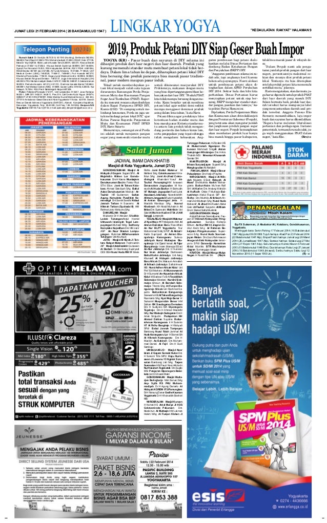 Kedaulatan Rakyat 21 Februari 2014