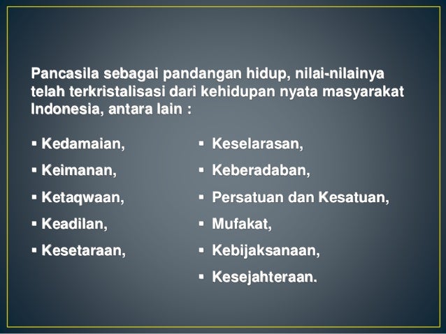 Fungsi Pancasila Sebagai Pandangan Hidup Bangsa - Berbagi Informasi