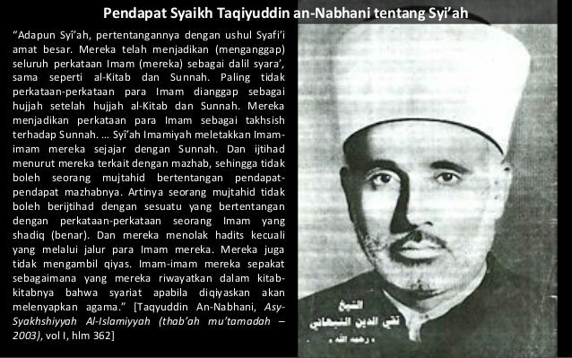 Kedudukan syi'ah di tengah tengah umat islam