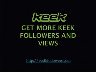 Keek account