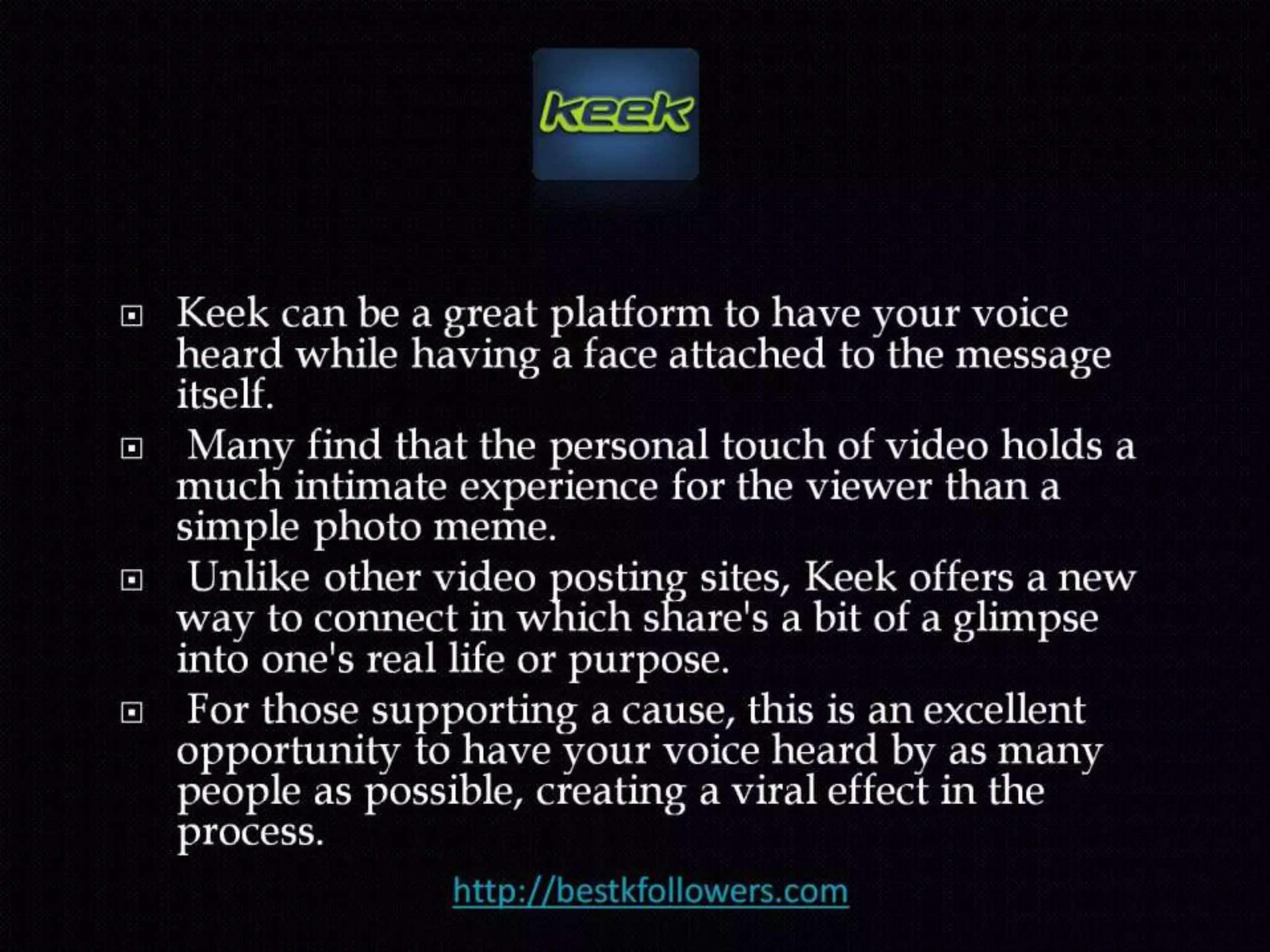 Keek for anroid