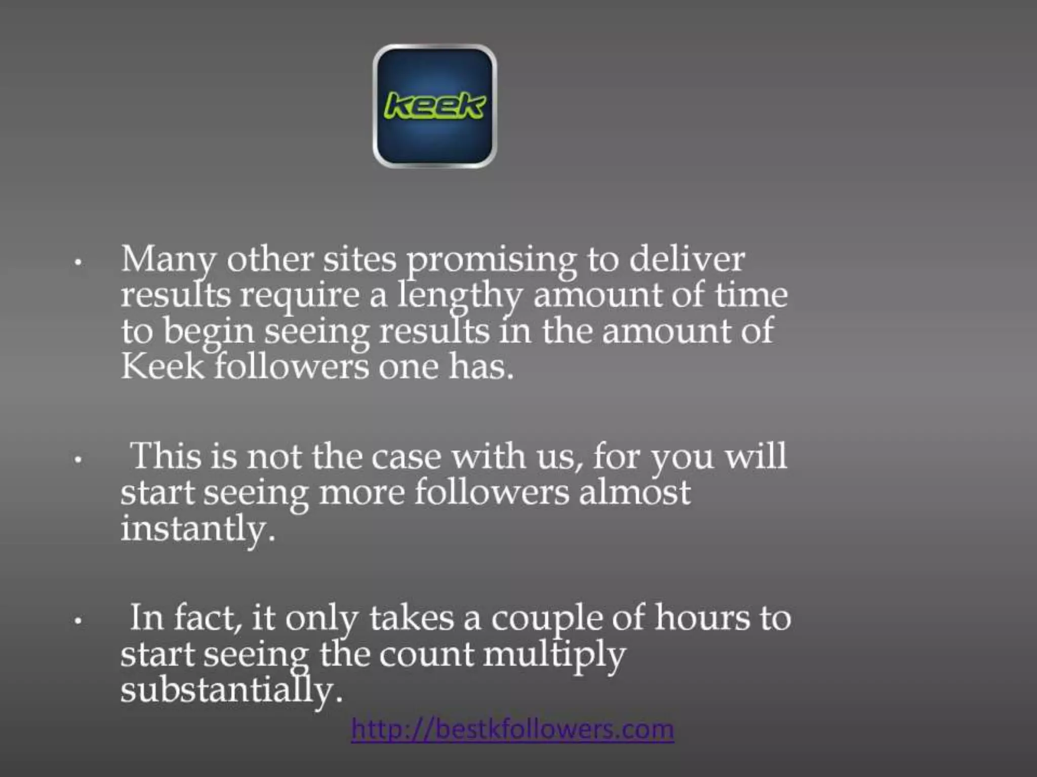 Keek online filters