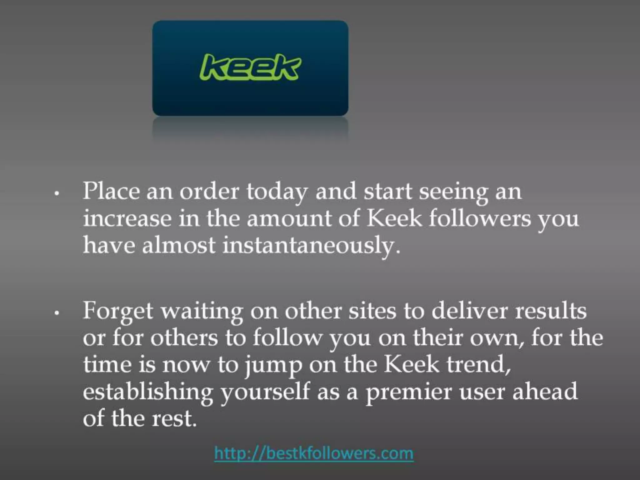 Keek online filters