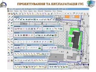 ПРОЕКТУВАННЯПРОЕКТУВАННЯ ТАТА ЕКСПЛУАТАЦІЯ ГІСЕКСПЛУАТАЦІЯ ГІС
 