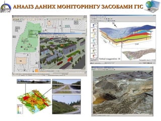 АНАЛІЗ ДАНИХ МОНІТОРИНГУ ЗАСОБАМИ ГІСАНАЛІЗ ДАНИХ МОНІТОРИНГУ ЗАСОБАМИ ГІС
 