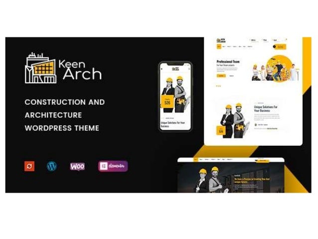 Keenarch - Building & Construction WordPress Theme | PPTX