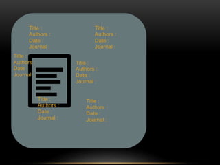 Title : 
Authors : 
Date : 
Journal : 
Title : 
Authors : 
Date : 
Journal : 
Title : 
Authors : 
Date : 
Journal : 
Title : 
Authors : 
Date : 
Journal : 
Title : 
Authors : 
Date : 
Journal : 
Title : 
Authors : 
Date : 
Journal : 
 