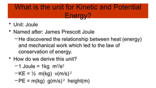 KE Energy and PE Energy PowerPoint Presentation | PPTX
