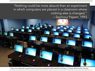 https://en.wikipedia.org/wiki/Learning_theory_(education)#/media/File:Islington_College_Multimedia_Lab.jpg
“Nothing could ...