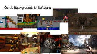 Quick Background: Id Software
 