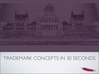TRADEMARK CONCEPTS IN 30 SECONDS
 