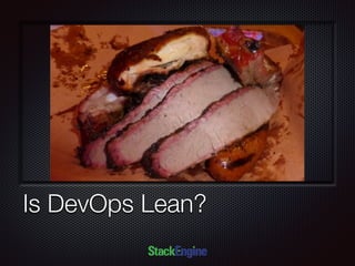 Text
Is DevOps Lean?
 