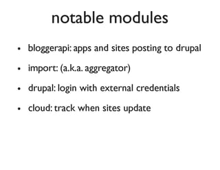 Keeping Drupal Connected