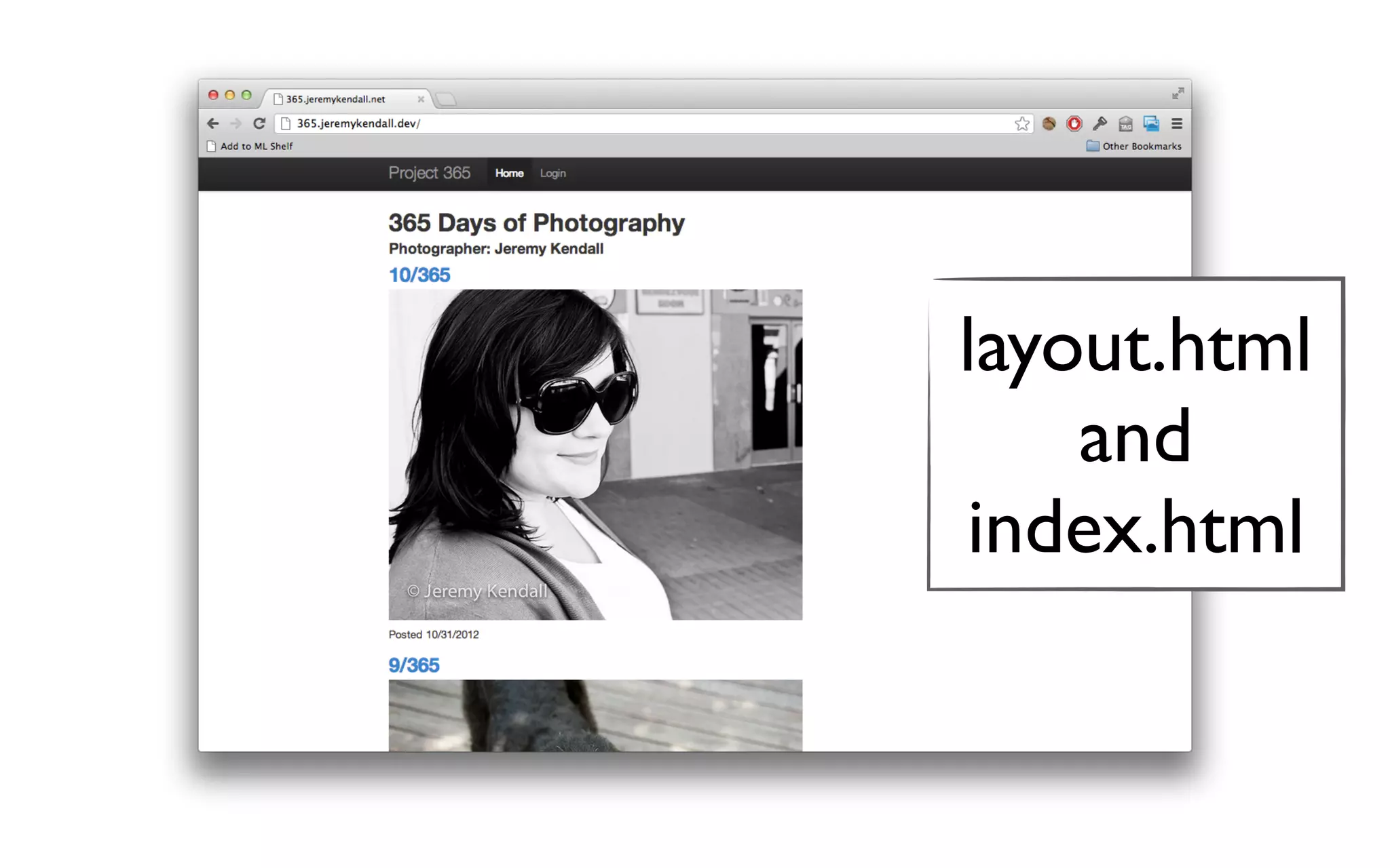 layout.html
    and
index.html
 
