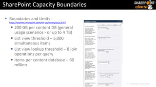 Keeping It Tidy- How to Warehouse your SharePoint Data | PPT