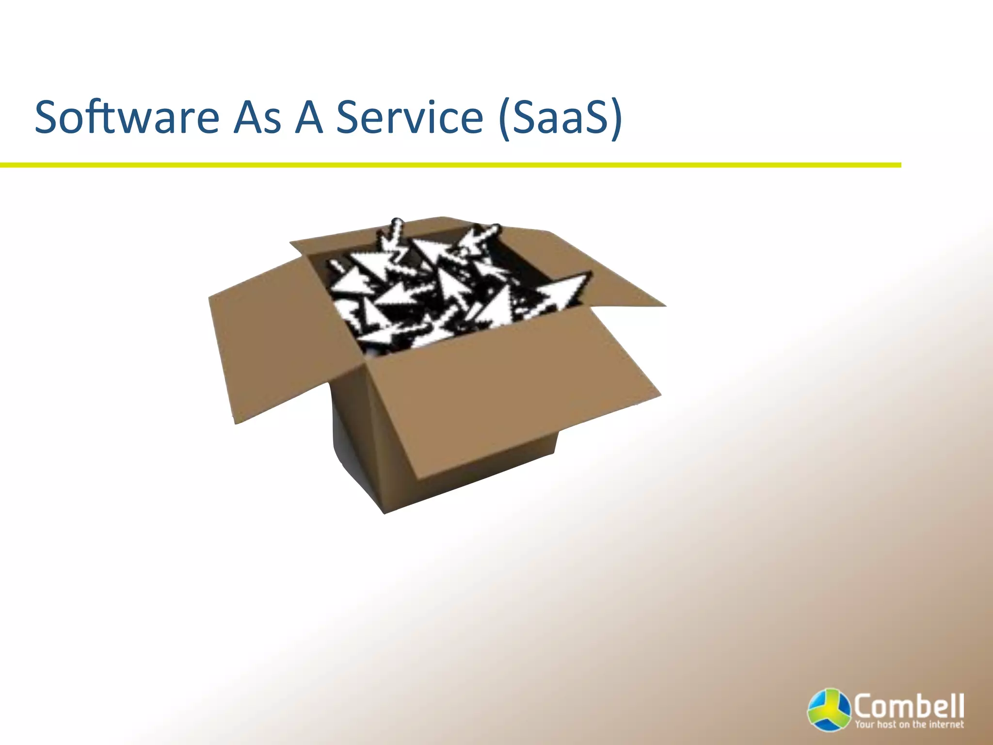 Soaware(As(A(Service((SaaS)
 