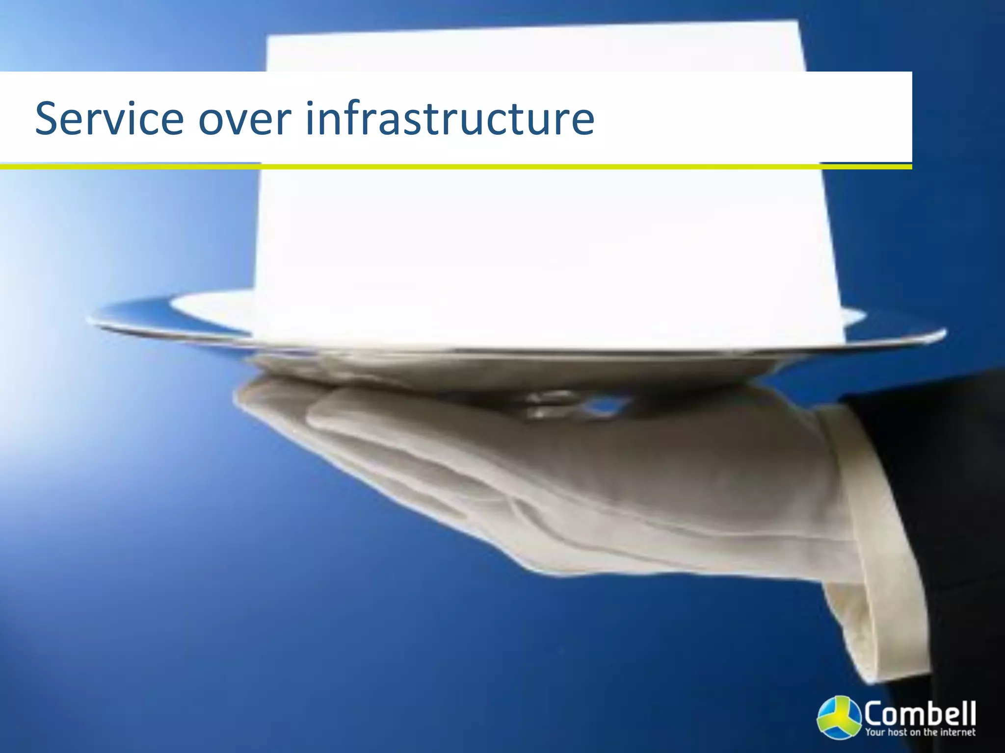 Service(over(infrastructure
 