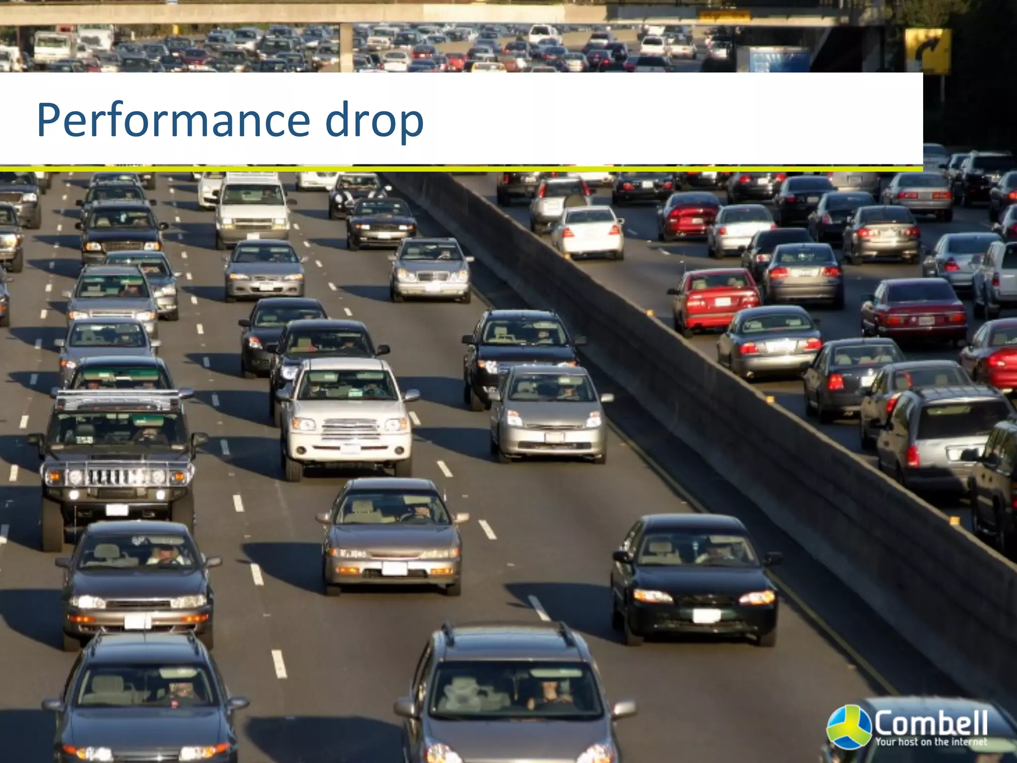 Performance	
  drop
 