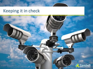 Keeping	
  it	
  in	
  check
 