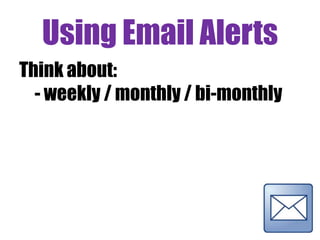 Demo
Feedly
- creating an account
- finding, adding, managing &
sharing rss feeds
 