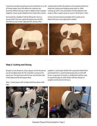 Instructables Rocking Elephant Elephant Rocker Plans