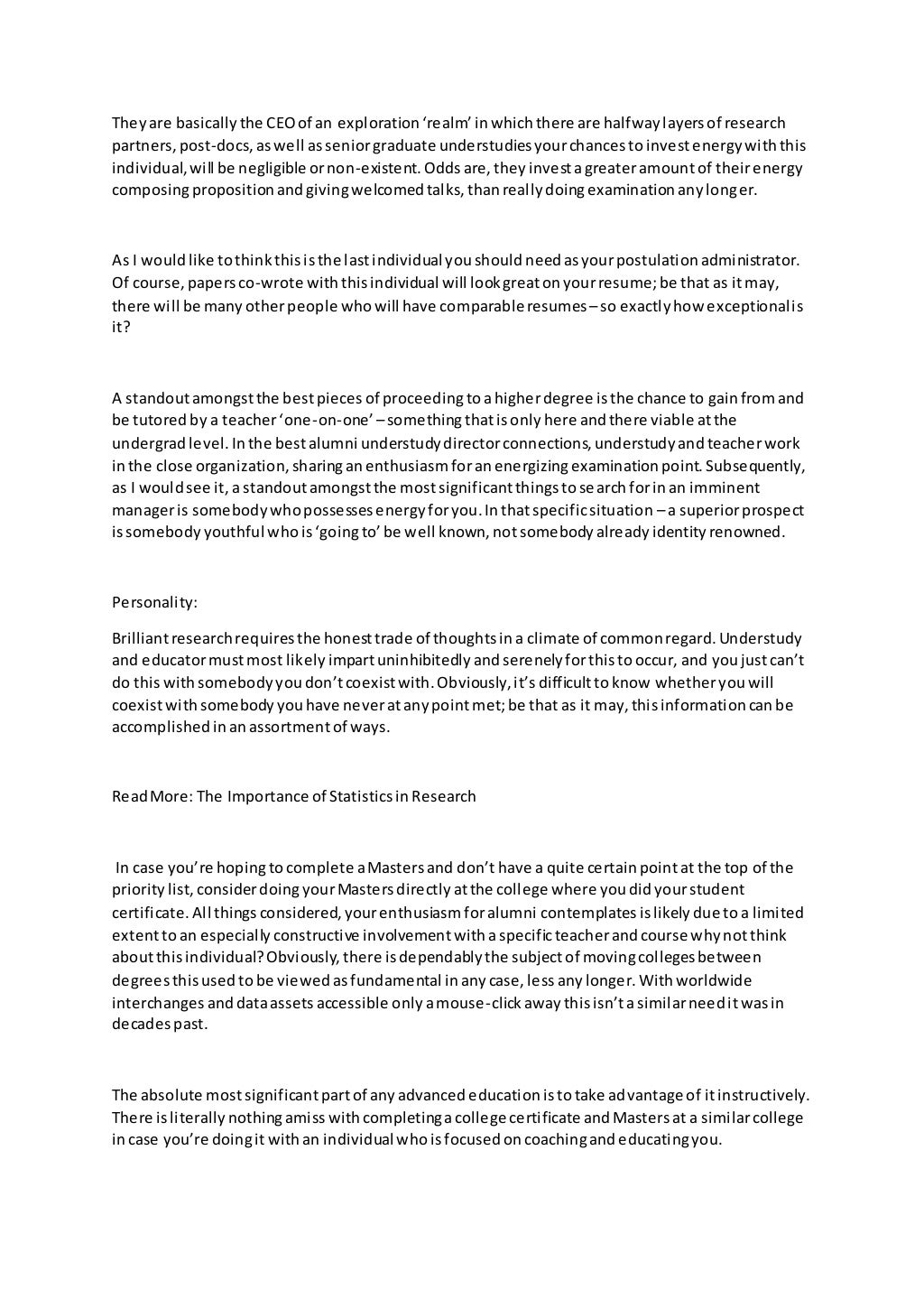 Keep These Tips In Mind When Choosing Your Dissertation Supervisor