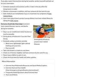 Keep your cool in hot weather! | PDF